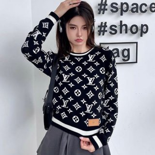 Stylish Louis Vuitton replica Monogram Jacquard pullover vup13376