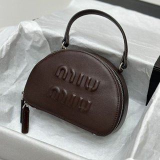 miumiu leather top handle bag replica myw42489