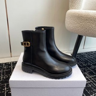 Cheap Dior CD Calfskin Dior Carlo Boots Replica with Tracking des78515