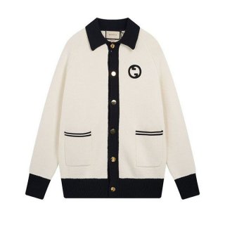 Gucci Lurex & Cotton Knit Fake Cardigan gud36796