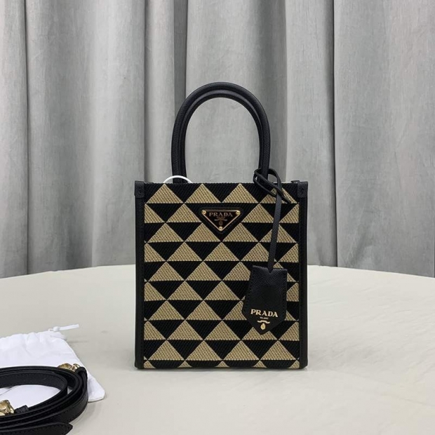 2022SS Classic Popular ★ Prada Jacquard Fabric Micro Bag Replica pus69108