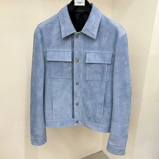 High quality Dior COUTURE reversible shirt, fake cotton denim 343D583AY539_C581