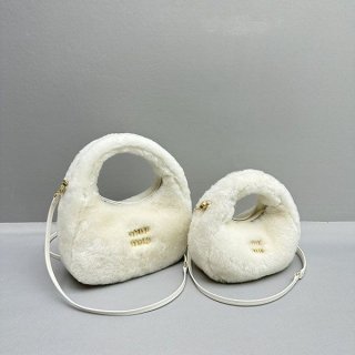 Miu Miu Sheep Fur Hobo Bag Shoulder myn28822