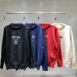 Must-have! Prada wool x cashmere crew neck sweater pub66051