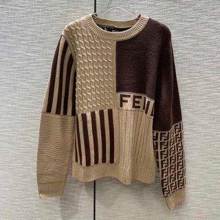 Fendi cashmere wool sweater with logo replica, popular all over the world! fel96240