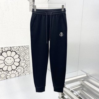Rare Moncler Replica Tapered Striped Cotton Sweatpants mos52917