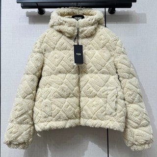 Very popular! Fendi FF Mirror Wool Down Jacket Replica fan133