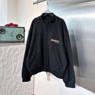 Balenciaga Replica POLITICAL CAMPAIGN Fleece Zip-up Jacket bag70476