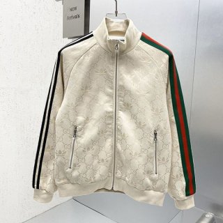 Love at first sight? Gucci Adidas replica GG Trefoil Jacquard jacket gub15200