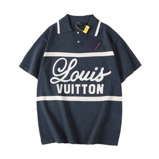 "Vintage Logo" Louis Vuitton Replica Vintage Cycling Polo Shirt 1AAGMZ