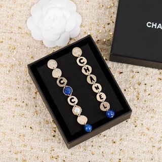 Chanel Colorful Long Earrings Replica shf59532