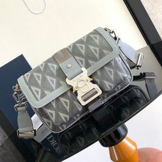 Popular! [Dior] CD Diamond Canvas Bag Replica 1ESME165CDP