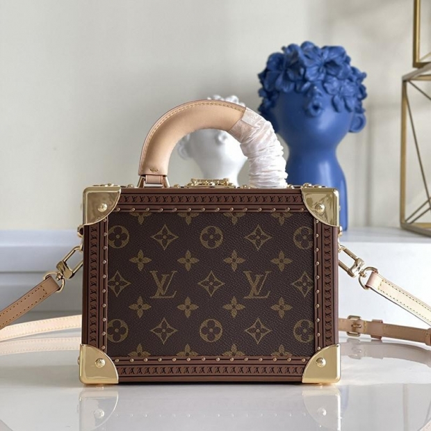 21-22AW Louis Vuitton VALISETTE TRESOR Handbag Replica Hard Case M45673