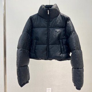 Prada Re-Nylon cropped down jacket replica puj73257