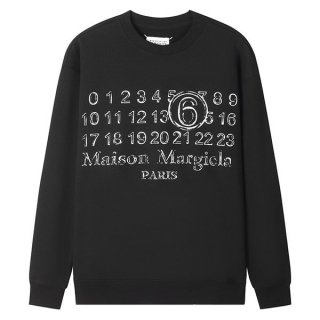 Maison Margiela Replica Zoom Logo Crew Sweatshirt Mac11218