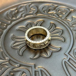 CHROME HEARTS CH PLUS SILVER RING COPY LOGO KUD39888