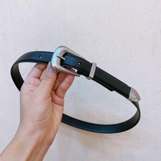 Immediate delivery of Yves Saint Laurent replica fork buckle belt 25mm smooth leather 756414AACI51000