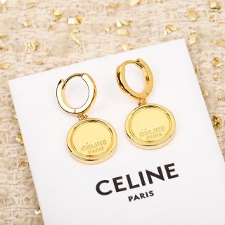 Celine Replica Swivel Gold Earrings Cek82864