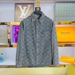 Louis Vuitton Stonewash Jacket Replica Denim vuc13174