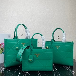 The hottest topic! Prada replica stitch motif large leather handbag in 3 sizes pui51363