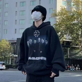 High brand Balenciaga hoodie logo parka cotton replica bac38404