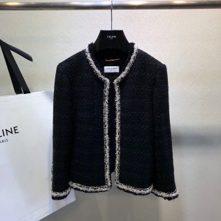 The hottest topic! Replica Saint Laurent wool and silk duffle coat San25908