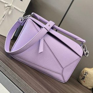 Recommended Loewe Satin Calf Puzzle Edge Shoulder Bag Replica Small lom10422