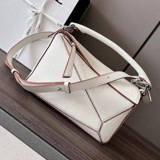 Competitive Loewe Satin Calf Puzzle Edge Shoulder Bag Replica Small loj60991
