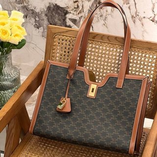 Celine CABAS 16 Textile Calfskin Replica Cea87390