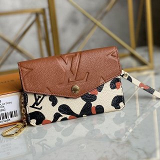 Louis Vuitton Leopard Pochette Cle Replica NM Monogram Empreinte M80692