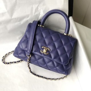 Love at first sight? Chanel top handle flap bag N grade mini first come first served? shw32738