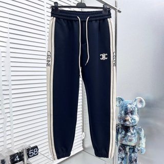Celine replica logo print jersey pants Ceg40289