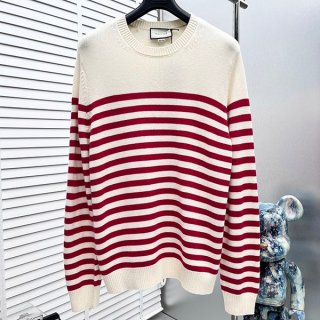 Gucci Striped Wool & Cotton Sweater Replica guu24796