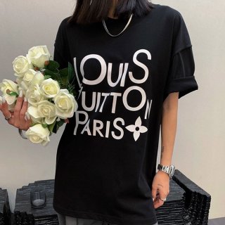 Very popular! Louis Vuitton graphic crew neck T-shirt replica vud46320