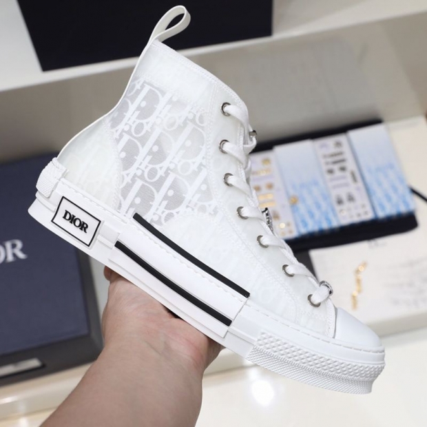 Hard to find Dior B23 high top sneakers replica ★ Oblique canvas deh93799