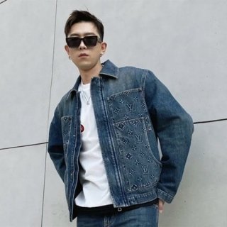 High quality??Louis Vuitton denim jacket replica vul04580