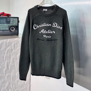 New design Dior Atelier logo wool sweater replica 213M640AT298C889