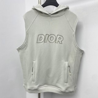 Hooded? Dior copy ☆ Oversized sleeveless sweatshirt 393J638A