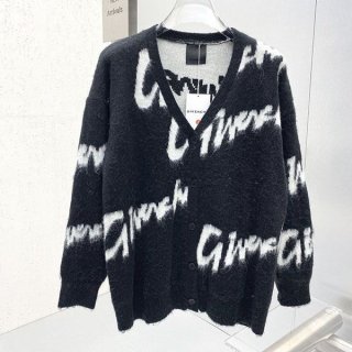 Hard to find Givenchy brushed fake mohair cardigan jiz40026