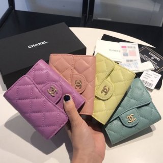 Extremely rare! Chanel Classic Small Flap Wallet A84029 shp96916