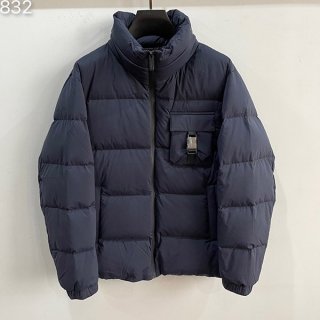 Popular Prada Re Nylon Down Jacket Replica Logo Plain pux40800