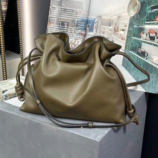 n grade recommended Loewe nappa calf flamenco clutch shoulder bag fake lot40470