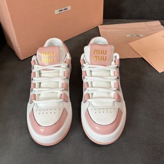 No.1 Popular Miu Miu Sneakers Replica Paint Logo Canvas myb65911