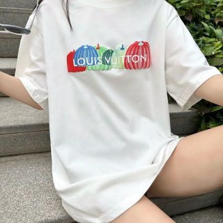 [Great Deal] Louis Vuitton Pumpkin T-shirt Replica vuz79064