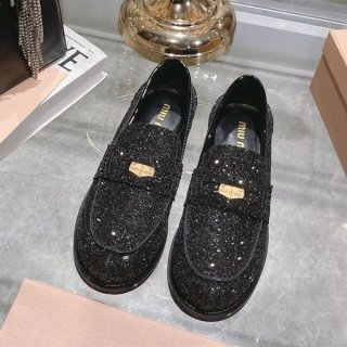 Super low price! Miu Miu glitter loafers myb82315