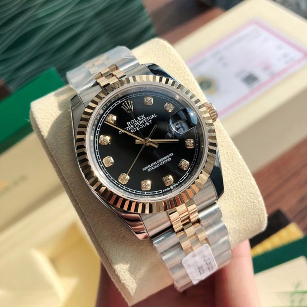 Rare color Rolex replica watch Datejust 36mm row60982