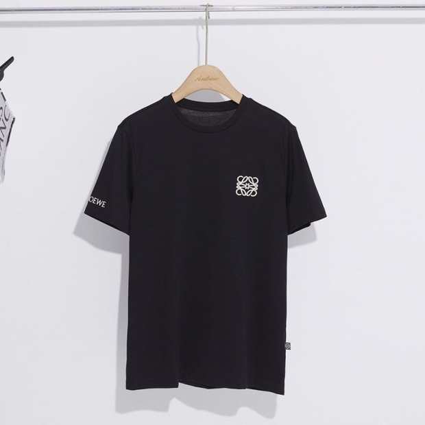 ☆Super popular☆Loewe☆Anagram logo cotton short sleeve T-shirt fake lor06706