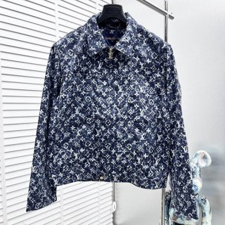 Louis Vuitton Monogram Denim Jacket Replica [Popular Item] vuz98924