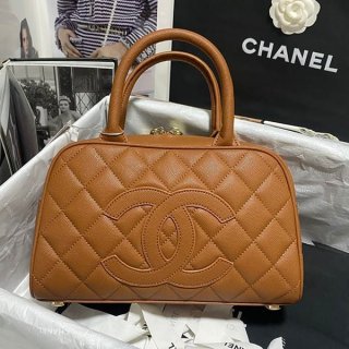 Best Price Chanel Replica Caviar Skin Mini Boston Bag shg56625