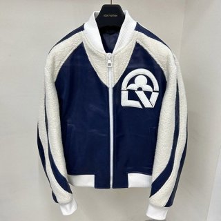 Louis Vuitton Leather Boxy Jacket vul37323